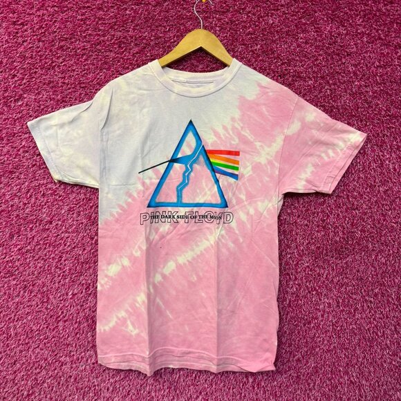 Pink Floyd The Dark Side of the Moon Album Rock Tie Dye M - Picture 1 of 5